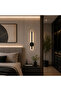Tt078-Sy-Dsncbk-Elk-Apl 60 cm (White Light) Striped Profile Matte Black Electric Rod Sconce - 3