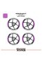 Rks srk250rs wide rim cover sticker decal model 16-piece set high quality stickers - 2