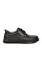 Black Genuine Leather Men's Casual Shoes