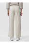 Beige Elastic Waist Women's Sports Sweatpants - 4