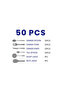 Premium Stainless Steel Cutlery Sets 50 pcs Gold - 4