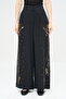 Women's Intensely Stone and Bead Embroidered Palazzo Trousers