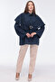 -Double Tunic with Cape Buckle Fastening at the Waist, Modal Woven Fabric - 2