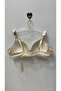 Women's Unpadded Underwire Empty Cup Micro Sand Beige Bra - 2