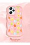 Poco X5 Pro 5g Compatible Case Camera Protector Pink Silicone Couple Phone Case Floral Pattern - 2