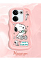 Tecno Camon 20 Pro 4g Compatible Case Camera Protector Pink Silicone Couple Phone Case Stripe Pattern - 2