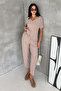 Urban Ease Women's V-Neck Relaxed Fit Two-Piece Set