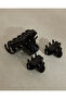 Women Black Hair Clip Set (Pack Of 3) - 2