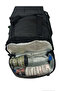 Black, Waterproof Fabric Camping, Fishing and Travel Backpack with Thermal Compartment 70*34*27 cm - 7