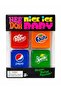 Nice Ice Baby Squishy Ball 4-Piece Pack - Dr Pepper, Fanta, Pepsi, Sprite Stress Relief Toy for Kids & Adults