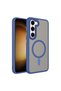 Galaxy S23 Case Magsafe Supported Camera Raised Matte Anti-Fingerprint Silicone Brsa