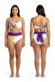 Bikini Ombre Spotted Set (White/Purple)