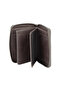 Genuine Leather Men's Zipper Wallet Crazy Leather with 10 Card Compartments and 2 Picture Compartments - 5