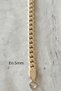 Steel Italian Ezze Gourmet Bracelet 5 mm Gold Color |   Anti-Tarnish, Men'S, 2 Years Warranty - 2