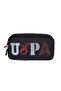 Plklk 25049-25050-25052 Two-Compartment Pencil Holder Pencil Bag School Pencil Case Black - 2
