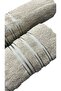 2 Piece Bath and Hand Towel Set Brown Cotton - 2