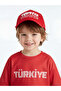 Ozmarka New Season Red Turkey Embroidered Baby Boy Cap Hat
