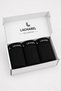Men's Lycra Cotton Breathable Combed Cotton Boxer 3-Pack - Black - 6