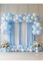Set of 20 Light Blue and White Balloons 11 Inch Baby Shower Birthday Party Decoration - 4