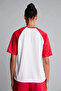 I1228Axwt34 White Oversized Crew Neck Digital Turkey Printed Sports Jersey Fabric Short Sleeve - 5