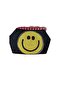 Secret Scholarship Smiling Face Sequined Jean Women's Clutch Handbag - 3