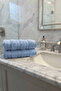 6-Pack Işıl Premium Hand Towels 41X71Cm - Blue - 100% Cotton - 600 Gr/M2 - 2