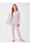 Shirt Collar Girls' Pajama Set