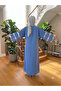 Flared Sleeves, Three-Stripe Accessory Detail, Loose Fit, Dress That Can Be Worn on Casual and Special Occasions. - 6