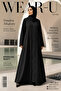Premium Women's Front-Zip A-Line Abaya in Black - 5