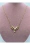 Armor steel necklace silver and gold - 2