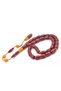 Hassan Usta Signature Ottoman Model Cherry-Red Amber Prayer Beads - 4