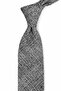 Black and White Classic Linen Tie Kk13842 - 3