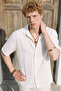 Men's Bonita Regular Fit Short Sleeve Shirt - White
