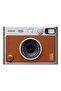 Instax Mini EVO Hybrid Instant Camera – Brown (USB-C) | Instant Print with Digital Preview, Creative Modes & Built-In Selfie Mirror With Pack Of 10 Films - 2