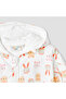 Animal Print Hooded Sweatshirt with Long Sleeves - 5