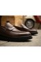 Genuine Leather Italian Style Burnt Brown High Thick Sole Sport Classic Shoes Te0464 - 7