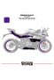 Cfmoto 250sr the hard sr sticker set - high quality decal kit with wheel rim protector - 2