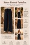 Cotton Linen Trousers with Waist Detail and Slim Fit - 2