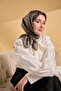Twill Silk Scarf Chain Khaki - 5
