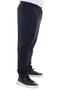Men's Large Size Cargo Pocket Lycra Parachute Fabric Pants/Sweatpants Navy Blue - 2