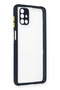 Ilkestor Galaxy M51 Case Miami Transparent Silicone (221437) - Navy Blue