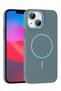 Ilkestor iPhone 15 Plus Broş Magsafe Cover (12606) - Turquoise