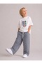 Boys' New Season Spring Skateboard Embroidered T-Shirt Pants Lower and Upper Set 3-10 Years