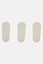 Kids Boy 3 Pairs Heather Crew Socks, Grey - 2