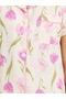 Tulip Piped Pocket Ss Shirt & Pj Set - 4