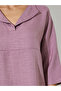 Purple Oversized Top And Wide Leg Pants Co-Ords - 3