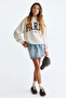 Baskı Motifli Sweatshirt - 2