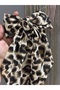 Leopard Print Bowknot Hair Clip with Long Ribbon Large Bow Women's Hair Accessory - 3