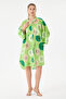 Italian Plus Size Floral Patterned Tunic Shirt Dress 42 - 46 Size