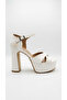 White Women's Heeled Shoes 634.2206 - 3